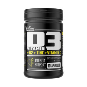 Vitamín D3 2000 IU+ K2 + Zinok + Vitamín C-60CAPS